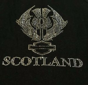 Harley Davidson Scotland Tank Top Rhinestones